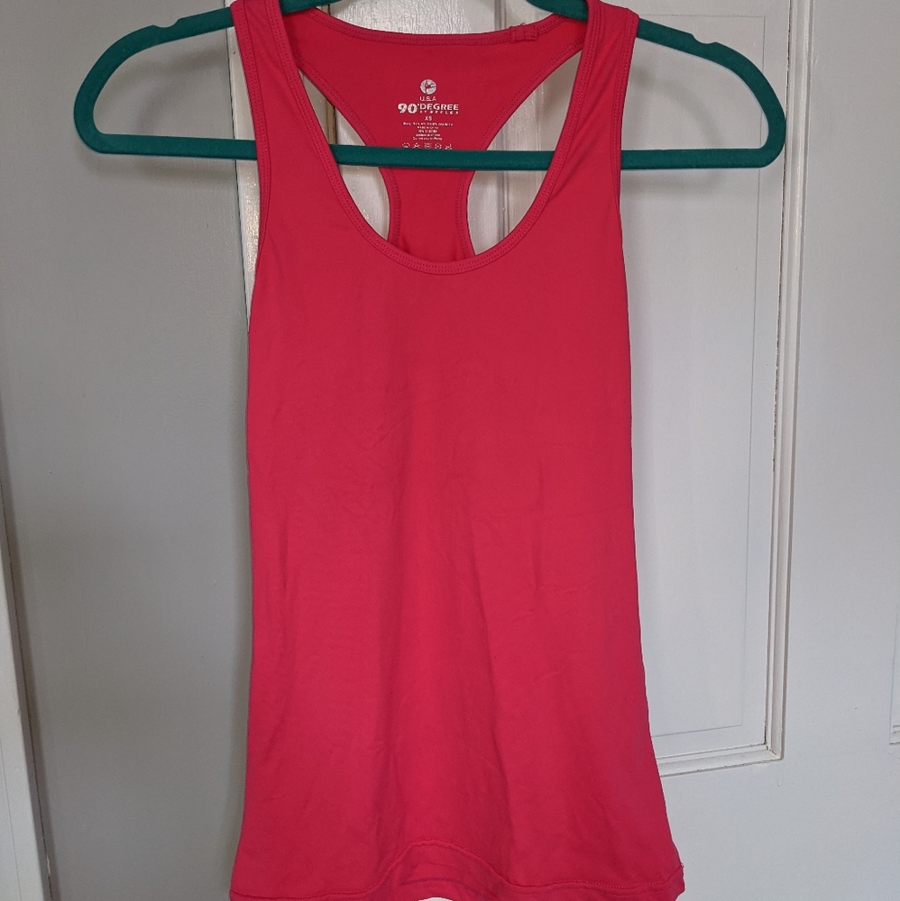 90 Degree Hot Pink Work Out Tank (XS)
